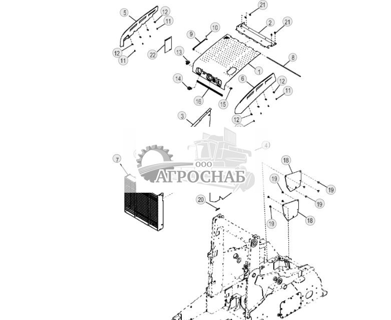 Крышки двигателя с решеткой типа жалюзи для тяжелого режима работы - ST161983 243.jpg